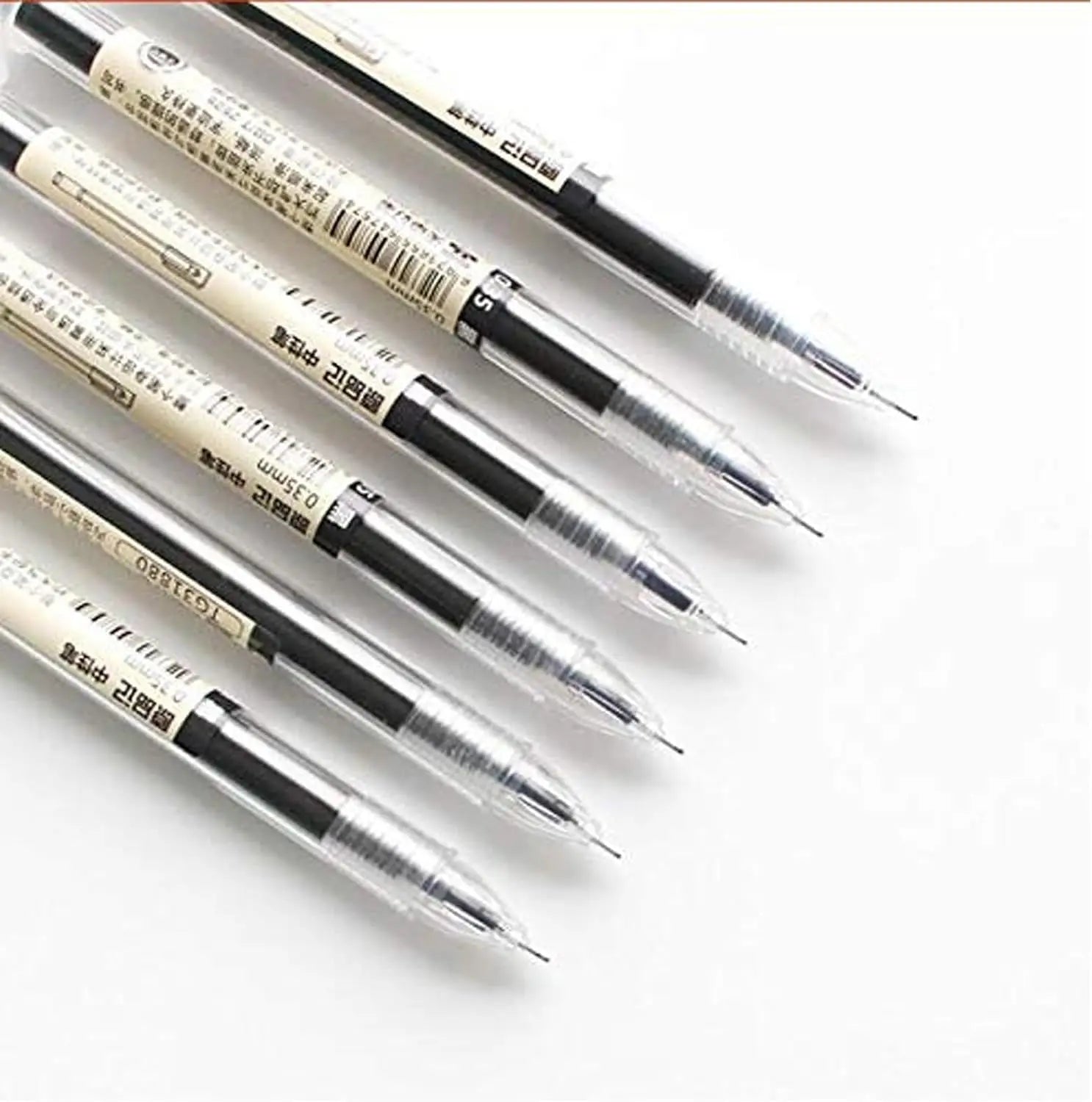 0.35mm Ultra Fine Gel Ink Pens, Quick-Drying Rollerball for Office School Writing, 12-Pack Black