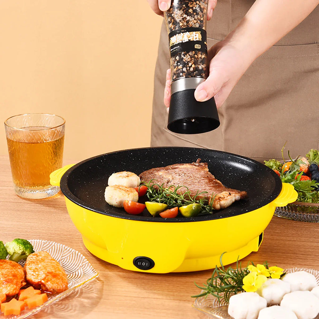 220V Multifunctional Electric Baking Tray Koekenpan Niet-Plakkerige Grill Geroosterde Pan Fornuis Barbecue Keuken Tool