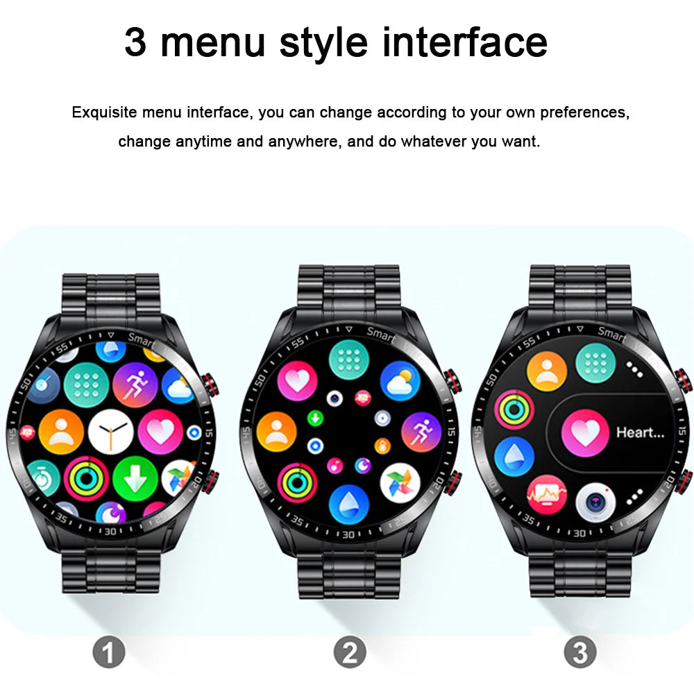 2026 New For Watch GT Series Smart Watch Men Women ECG+PPG HD Screen BT Call GPS Tracker Heart Rate IP68 Waterproof SmartWatch