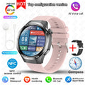 2025 New BOXUXING Watch 5 MAX Smart Watch AMOLED Screen NFC GPS Tracker Bluetooth Call Health Waterproof Smartwatch Men Women