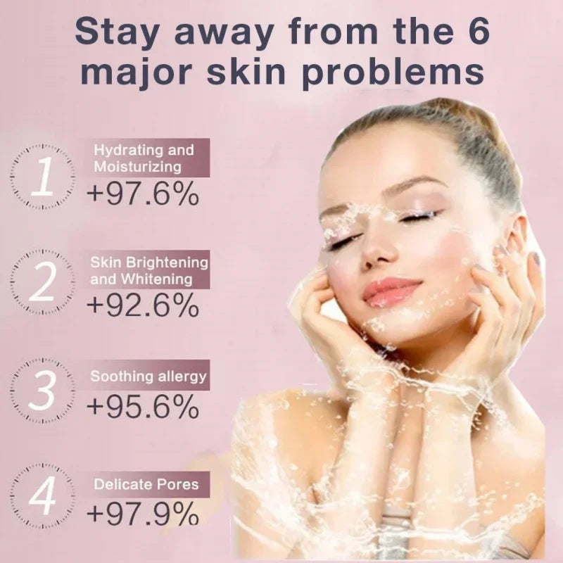 Face Steamer Humidifier Nano Mist Sprayer SPA Facial Nebulizer Steamer Moisturizing Beauty Skin Care Nano Steam Unclogs Pores