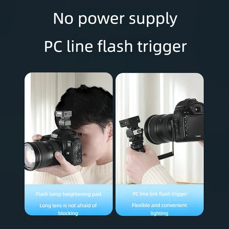 Hot shoe height increasing seat divine cow flash external high pad hot shoe converter to flash base universal suitable for excel
