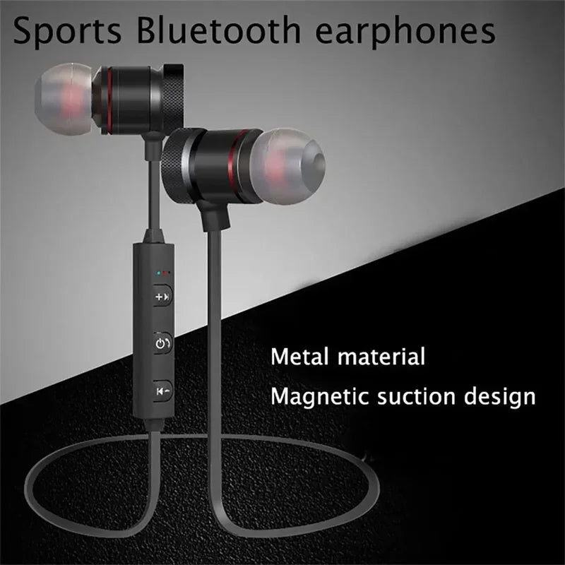 Wireless Bluetooth Headphones Neckband Earphone In Ear Monitor With Mic Long Battery Auriculares High Quality Headset Sport