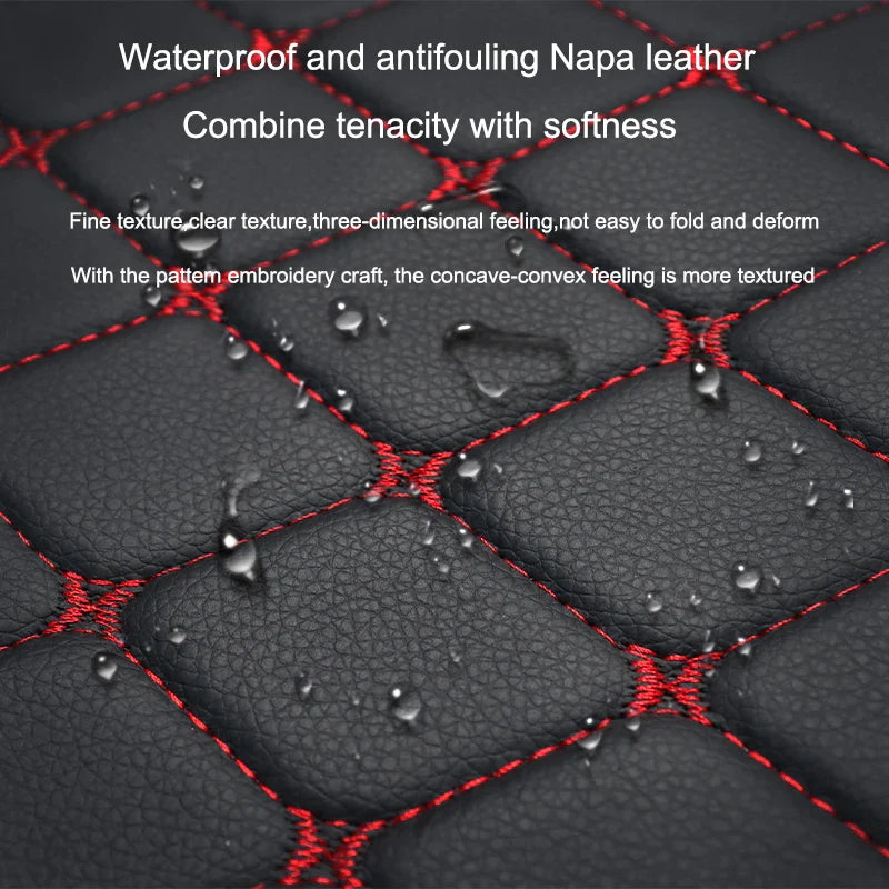 Universal Car Seat Covers Pu Leather Fashion Car Front and rear seat cushions Car Seat Protector Four Seasons Auto Accessories