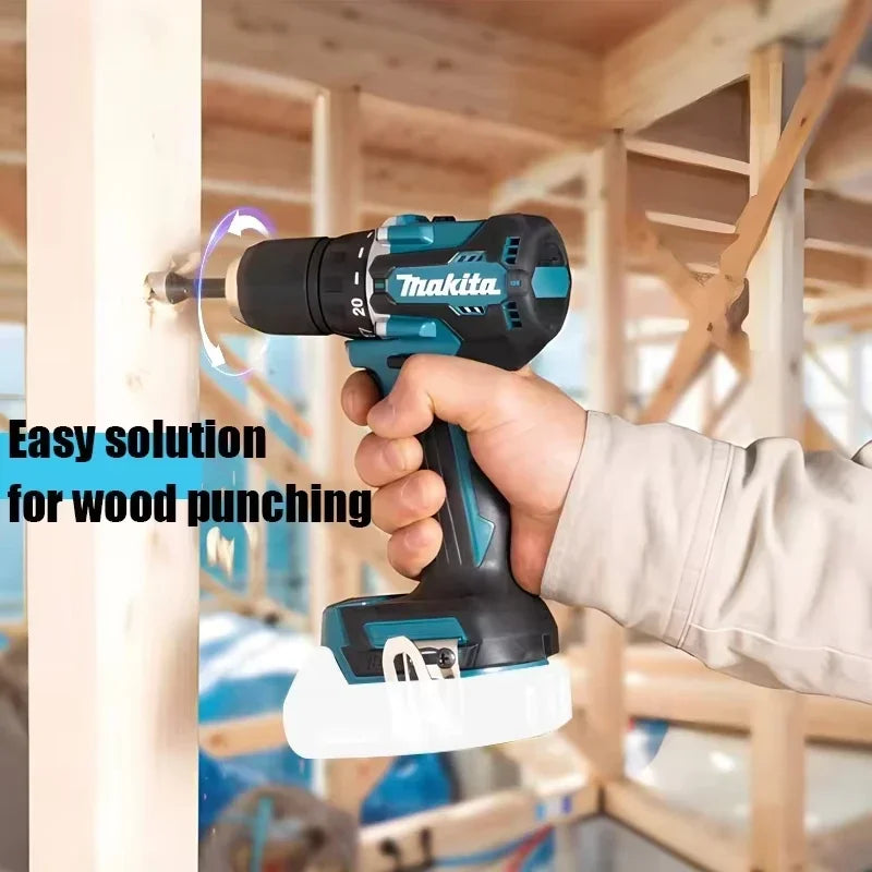 Makita Original DDF487 Cordless Driver Drill Brushless Electric Impact Screwdriver Rechargeable Power Tool 18V