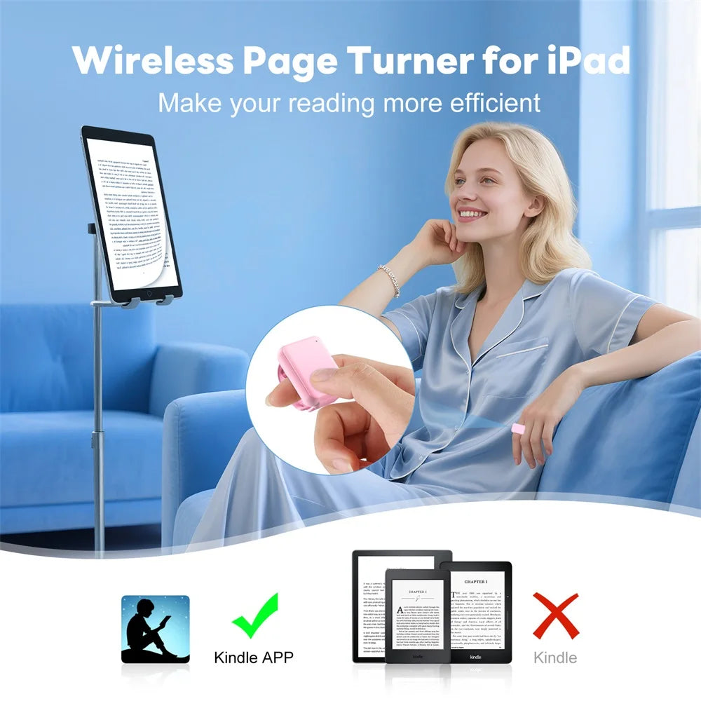 Multi Functional Ring Remote Control/for Videos/music/photography/e-books/PPT Documents/likes/Creativity Lazy People's Tools