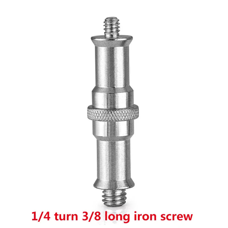 1/4 turn 3/8 socket stud male adapter metal camera screw photo hand tool umbrella flash tripod photo studio accessories