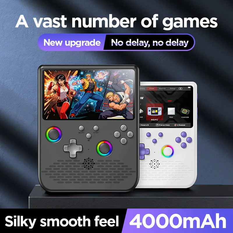 H5 Retro Handheld Game Console Linux System 5.0-inch IPS HD 4K With 64G 20000 Games Portable Pocket Game Console