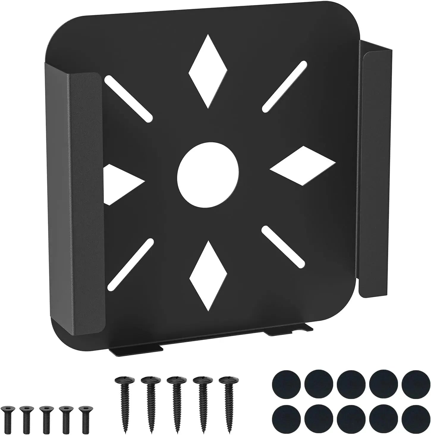 Aluminum Alloy Desktop Bracket for Mac Mini Protective Case Cooling Vertical Stand Holder Wall Mounted/Table Bottom Stander