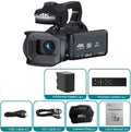 64MP 4K UHD Camcorder 18X Zoom Vlog Digital Video Camera WIFI Webcam For Youtube Livestreaming 4.0 270° Rotative Touch Screen