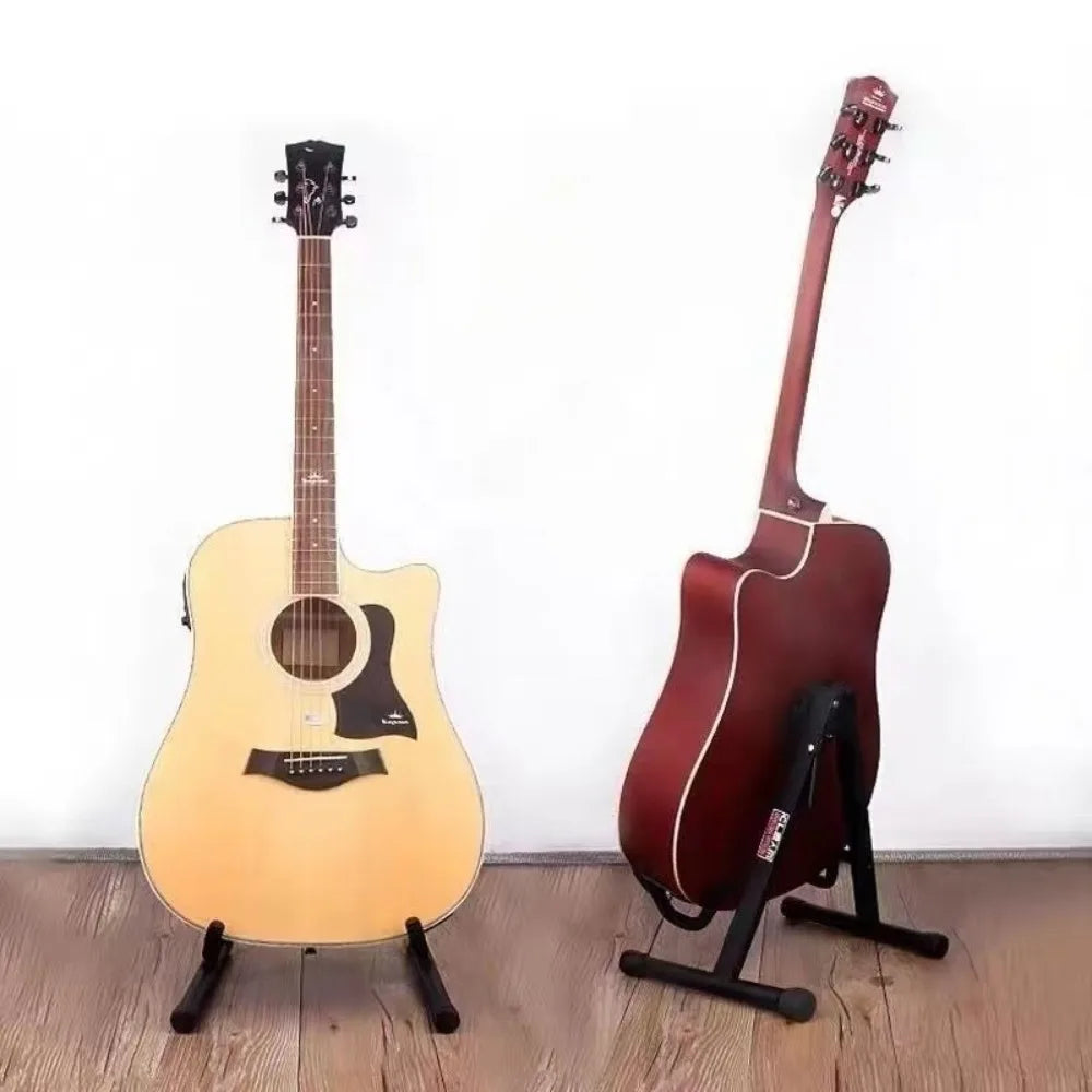 Folding Adjustable Instrument Stand Guitar Rack Instrument Display Stand Bass, Acoustic, Classical, and Electric Guitar Support