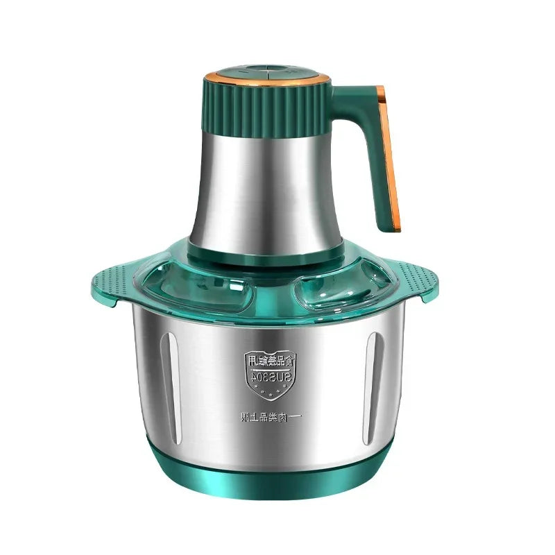 20226 Electric Meat Grinders 5L Food Crusher Stainless Steel Multifunctional Vegetable Slicer Processor Chopper Kitchen Blenders