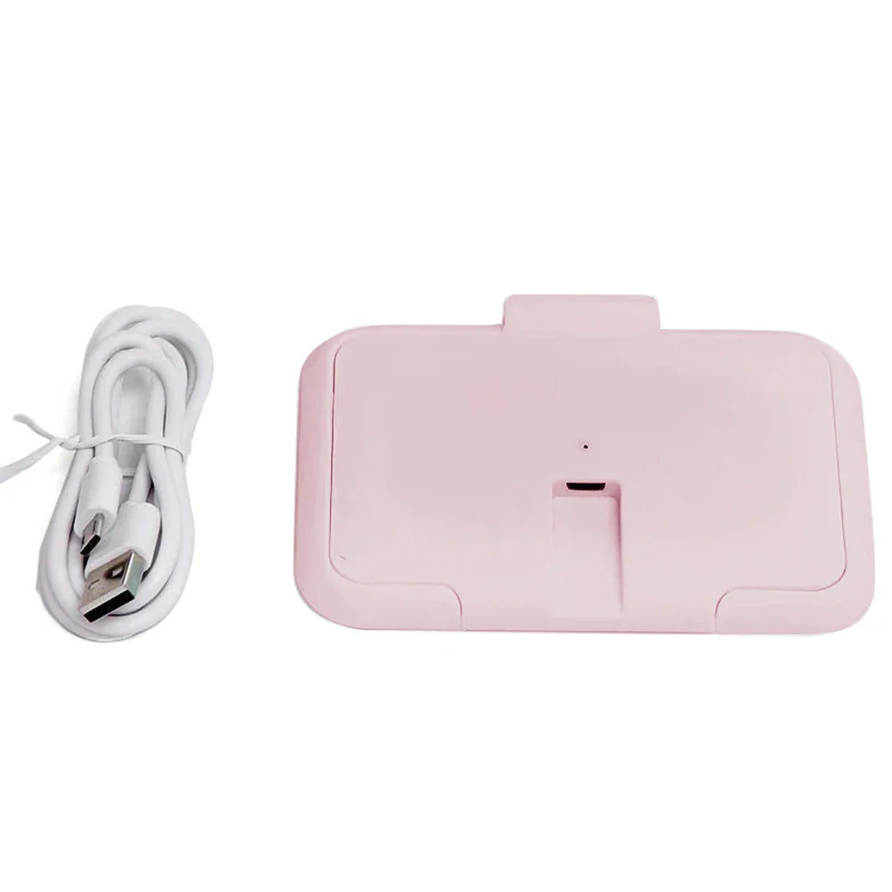 Baby Wet Wipes Heater 5V Portable USB Powered Baby Wet Wipes Warmer Heater Constant Temperature Perfect for Traveling