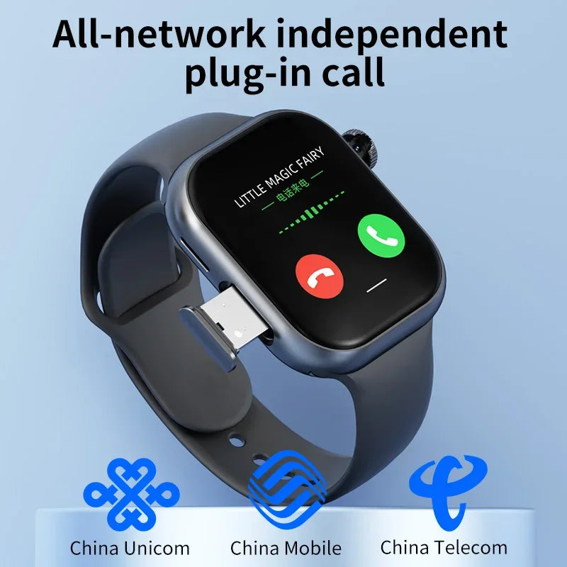 New VP19 Android Smart Watch Global Version Wifi GPS 4G 5G Full Network SIM Card Rotating Camera Video Call Google Play Adults