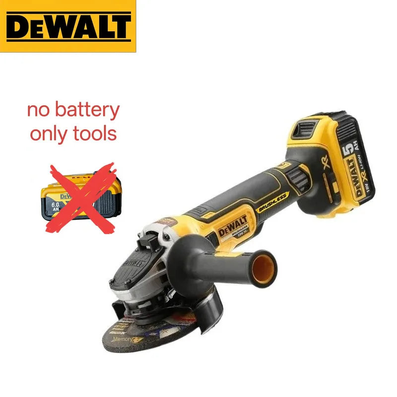 DEWALT DCG405 20V Max Brushless Angle Grinder 125mm 9000rpm 680W for Metal Wood Cutting Grinding - Construction Workshop Tool
