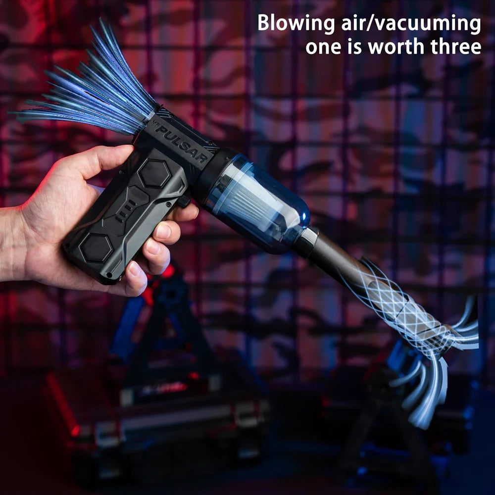 990000RPM Turbo Jet Blower Strong Blowing Force Small Vacuum Cleaner Blower Car Cleaning Water Dry 10000mAh Battery Air Blow Gun