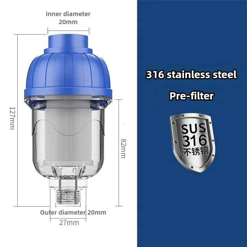 Caravan Filter Water Tank Filling Pre-Filter Outdoor RV Faucet Impurity Gravity Fill External Water Purifier RV Accessories