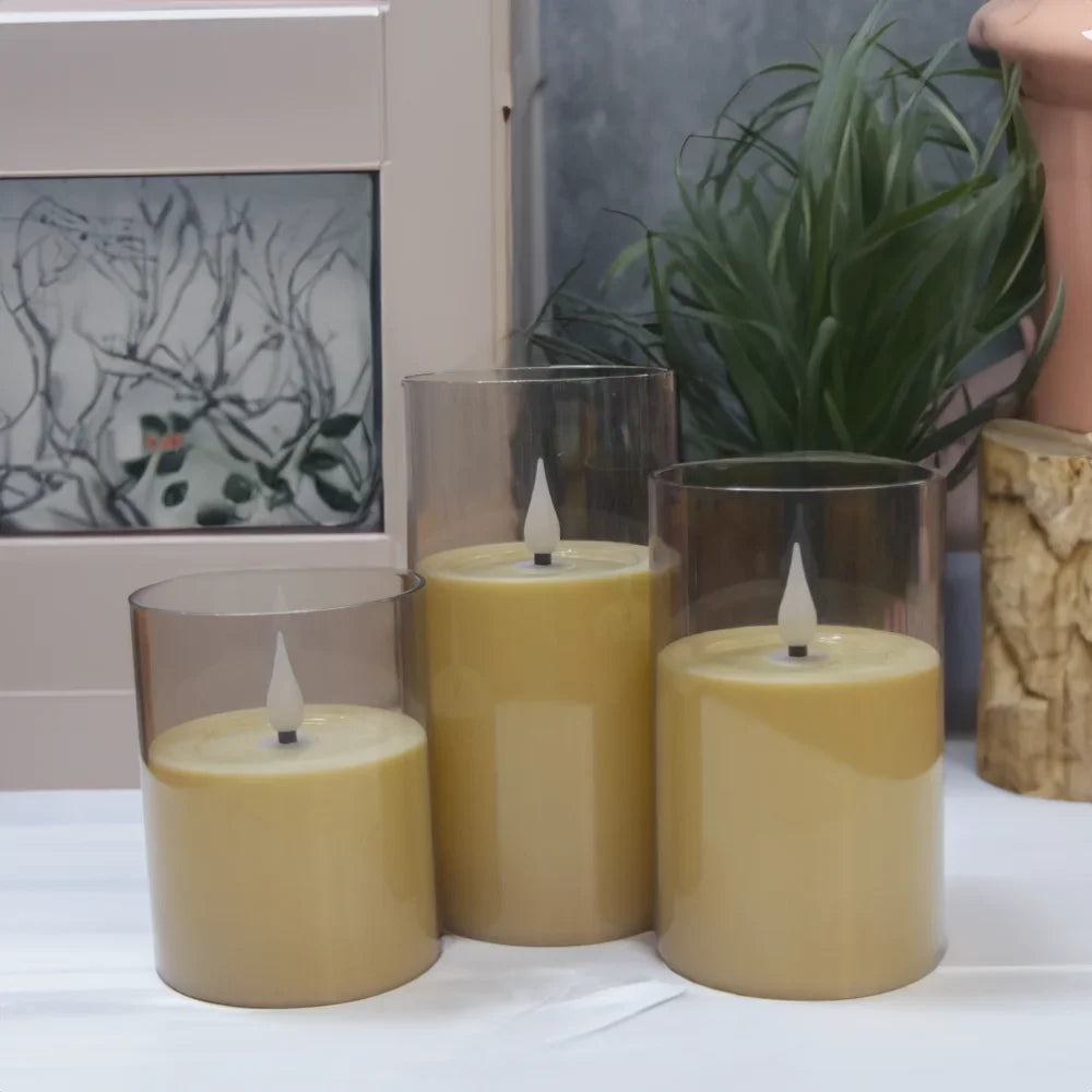 FPOO Led Candle Flameless Candles LED Light With Remote Control Electronic Candle Lamp For Holiday Party Home Room Decoration