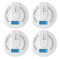 Digital Warning Alarm Sensor Sound Warning Battery Powered Portable CO Detector with LED Indicator CO Sensor for Home Warehouse
