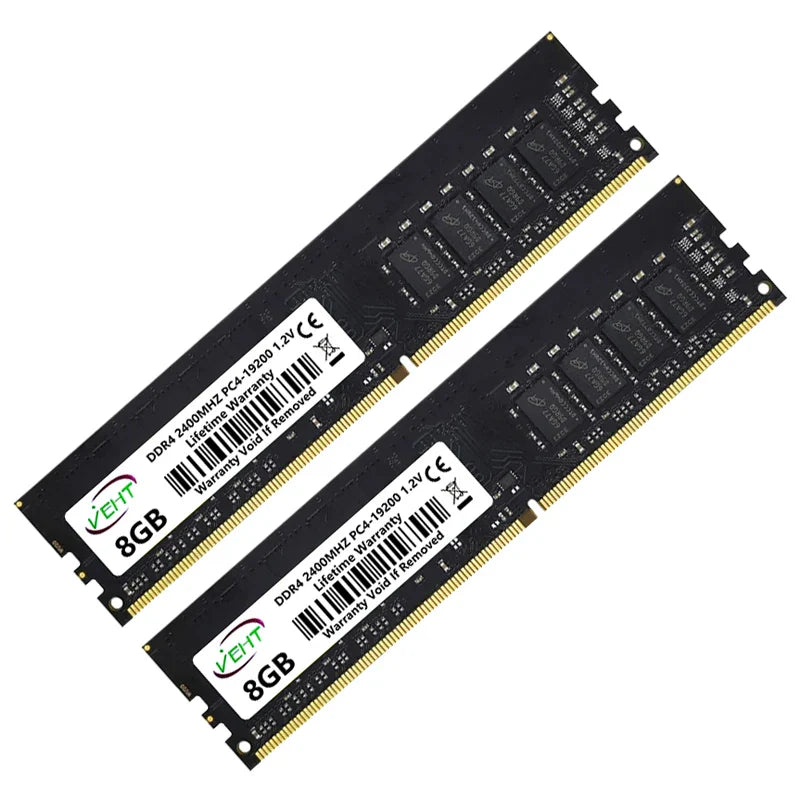 DDR2 DDR3 DDR4 4GB 8GB 16GB Desktop Memories Ram PC3 1.5V 8500 10600 12800 PC4 1.2V 2133 2400 2666Mhz Non-ECC DIMM Memory Ram