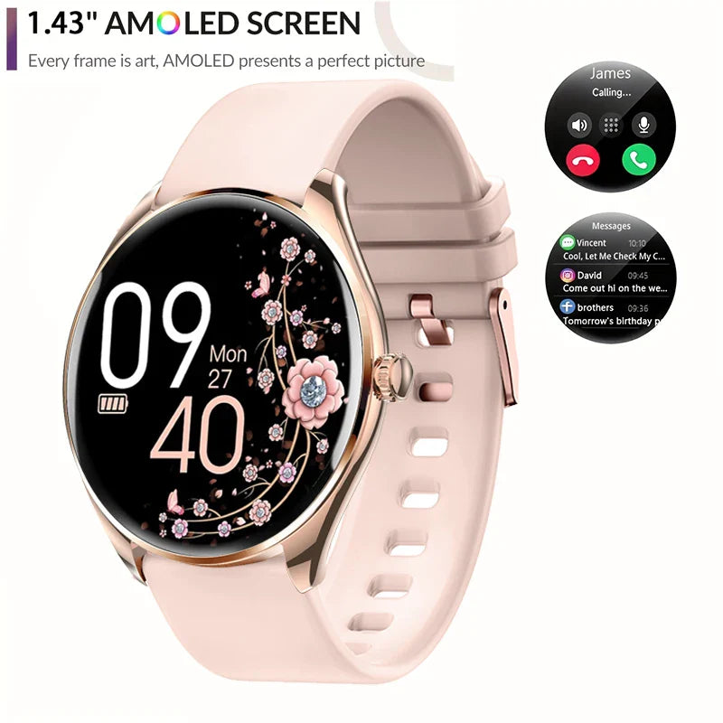 2025 New Amazfit BT Call waterproof SmartWatch Women Watches Men Sports Fitness Tracker Heart Rate Smartwatch For Android apple