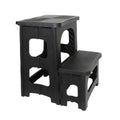 Household Two-Step Plastic Climbing Stool Step Height Stool Multifunctional Foldable Chair Car Wash Stool Stable And Non Slip