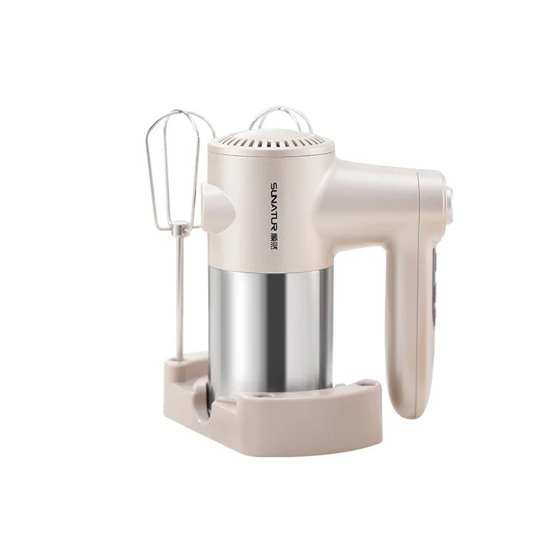SUNATUR Wireless Rechargeable Electric Egg Beater Handheld Cream Whisk for Home Baking Philippines