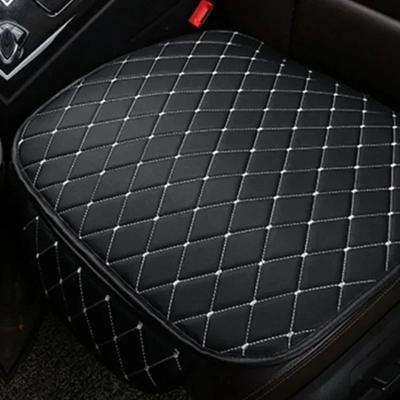 Universal Pu Leather Car Seat Cover Seat Back Soft Cushion Minimalism Seat Cushion Chair Carpet Pad Auto Interior Accessories