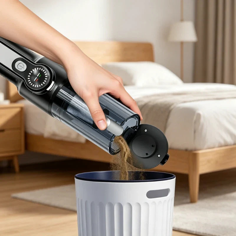 Car vacuum cleaner wireless one-button dust dump high-power portable vacuum cleaner large suction mini handheld vacuum cleaner