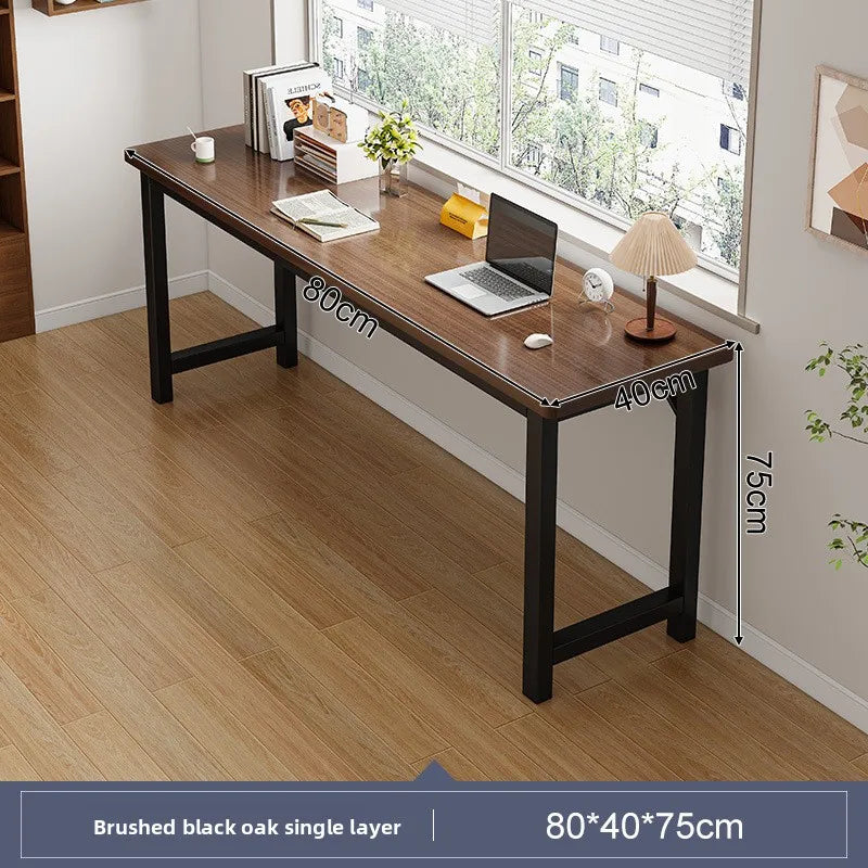 Modern Compact Dining Table Dual Purpose Study Desk Narrow Space Saving Foldable Extendable Kitchen Table Home Use Furniture