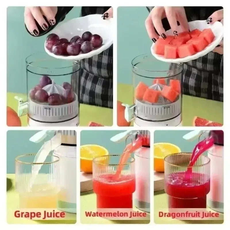 Best-selling multifunctional electric juicer portable automatic juicer wireless USB rechargeable juice-separating extraction cup