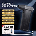 300000RPM Turbo Jet Blower Vacuum X9 High Speed Air Blower Wireless Compressed Air Duster Portable Turbo Fan Jet Dust Blowing