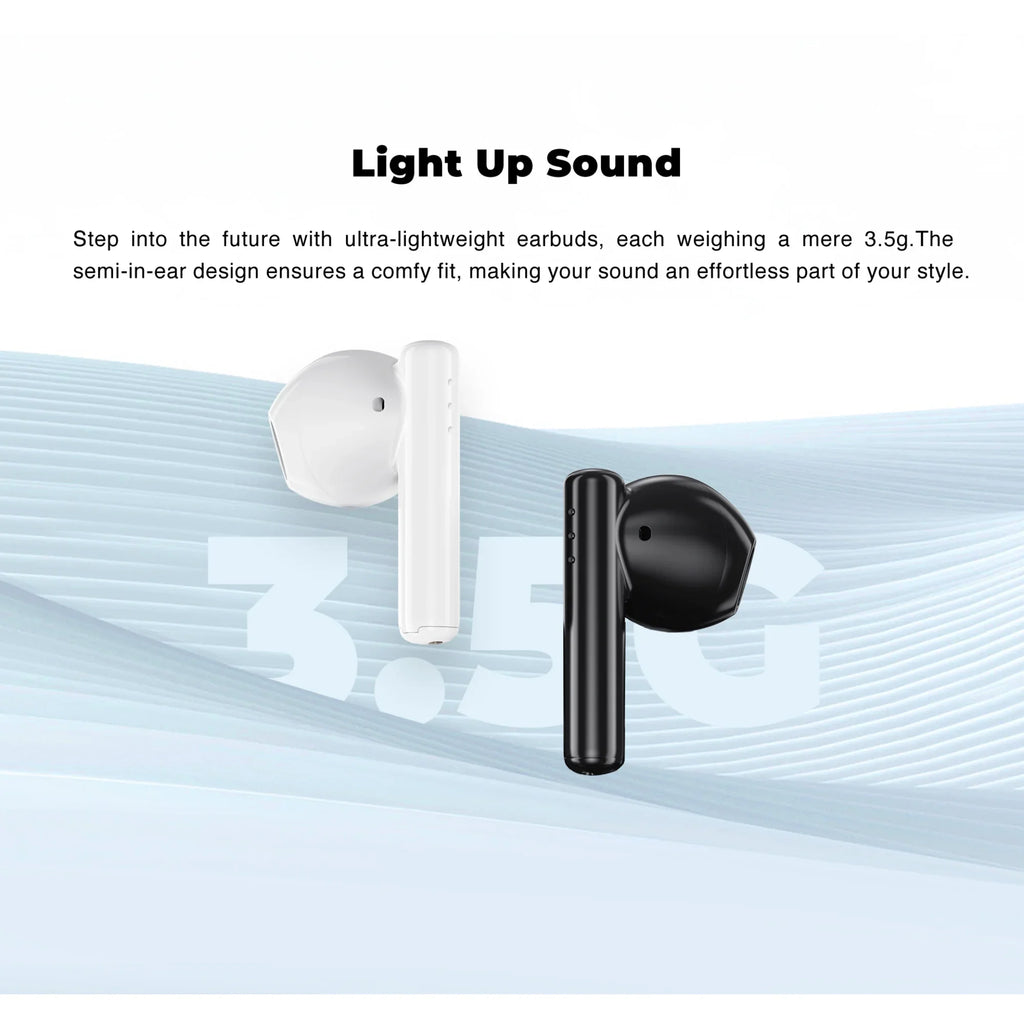 Black Shark Lucifer T9 Wireless Earphones, TWS Bluetooth 5.3 Gaming Earbuds, 40h Playback 13mm Dynamic Driver IPX4 Waterproof