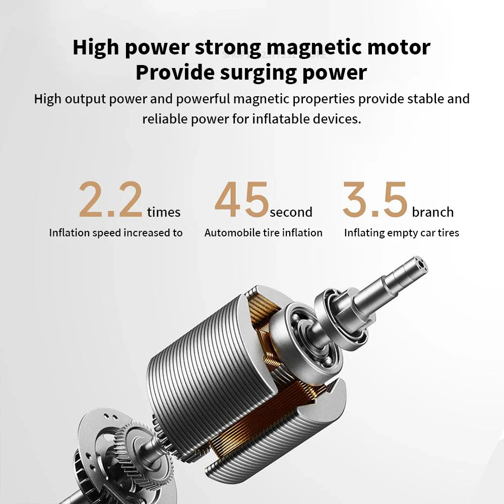 Original MIJIA Air Pump 2 Pro Portable Electric Air Compressor Mi Inflatable Treasure 150psi High Pressure Motorcycle Car Soccer