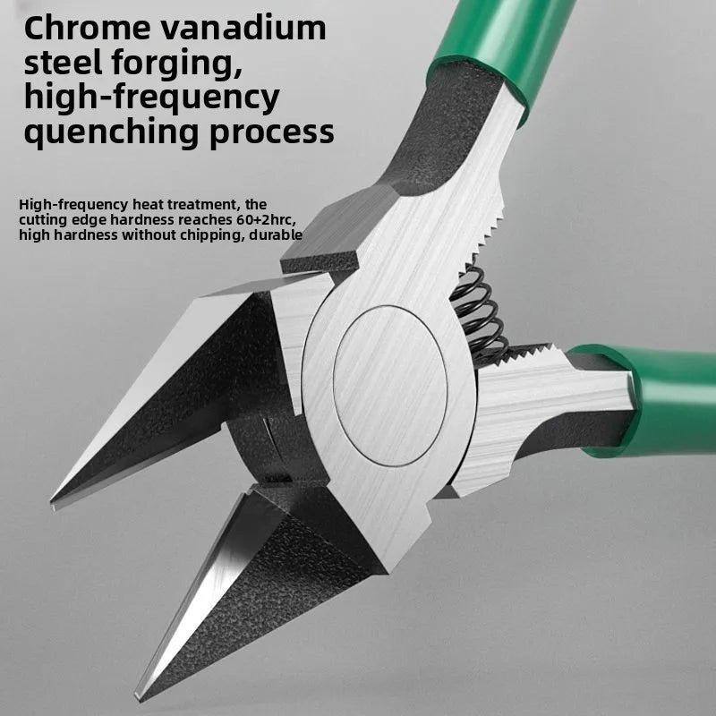 Baolian Industrial Grade Special Sharp Side Mouth Pliers,High Hardness Electrician Small Diagonal Pliers,Electrician Manual Tool
