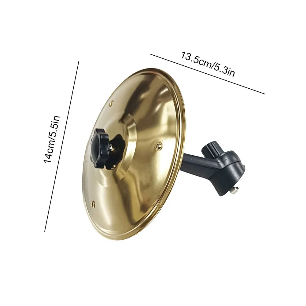 2/1PC Vehicles Musical Saucer Car Crash Cymbal Alloy Car Crash Drums Cymbal Air Vent Drum Mini Drum Clip-On Mini for Music Vent
