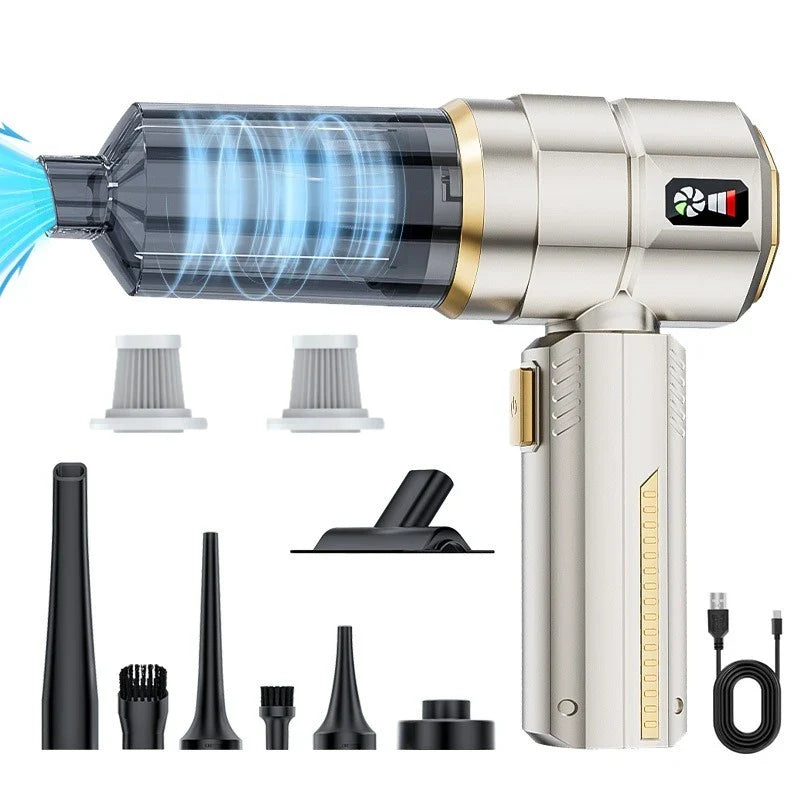 Car Vacuum Cleaner High Power Portable Handheld Wireless Brushless Motor Cleaning Machine Powerful Air Duster for Home Appliance