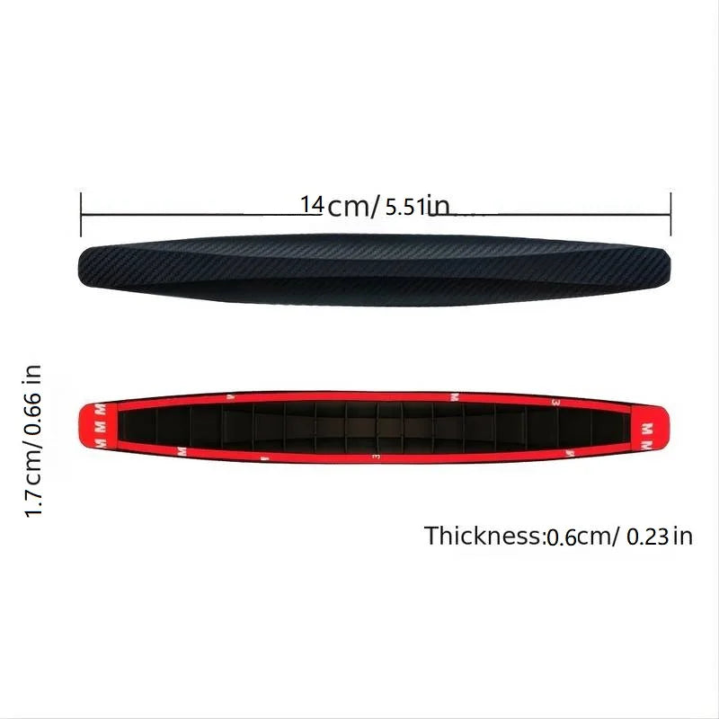 6/4 Piece Universal Front Rear Bumper Corner Protector Guard Car Anti-collision Protection Decoration Strip Car Accessories New