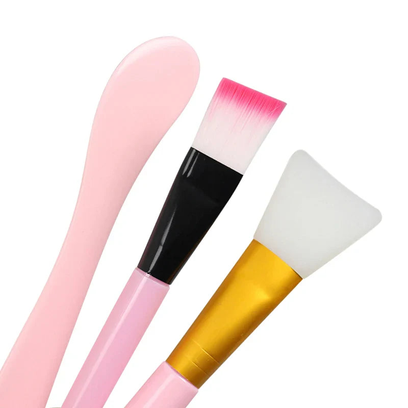 7pcs/set Facial Brush Mask Bowl Spoon Set DIY Mixing Skin Care Beauty Tools Cosmetic Supplies Face Skin Care Kit