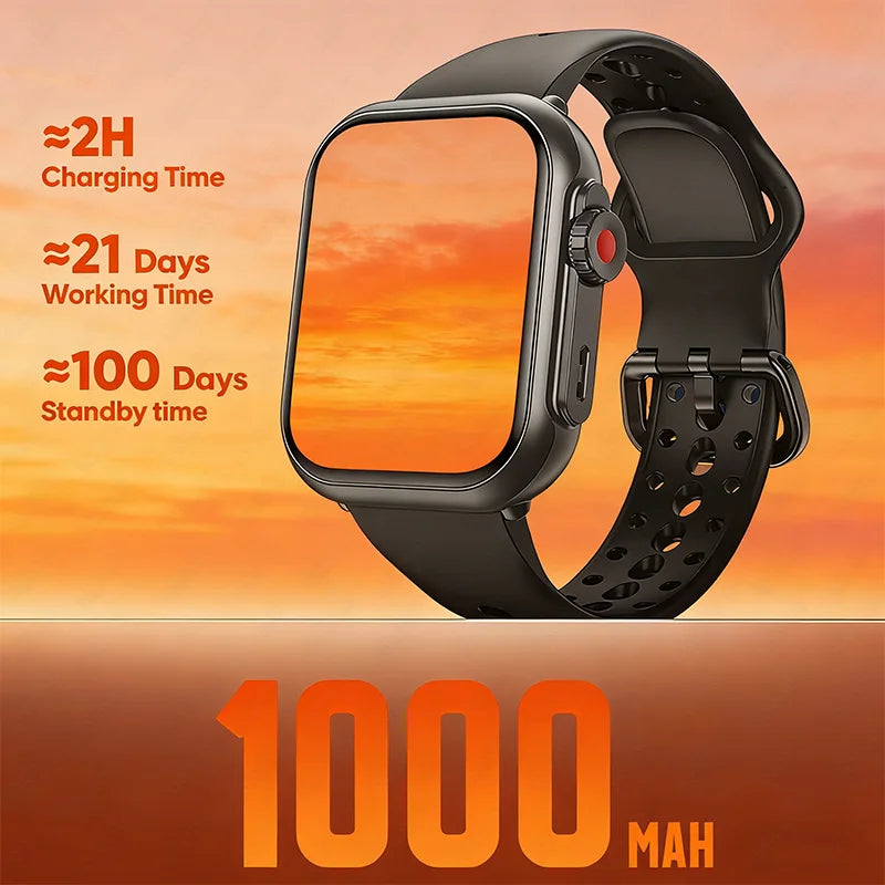 2026 Fashion Women Watch Ultra2 SE Smart Watches 1000mAh 1.85"AMOLED Full Touch Screen BT Call Smartwatch For Android IOS Ladie