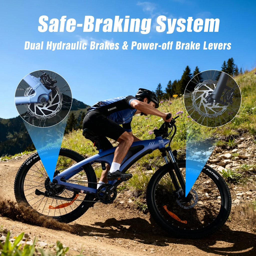 HX Q5 Ebike 2000W Adults Electric Bike 85Nm 57KM/H Electric Bicycle 27.5*2.25 Inch Removable battery Electric Mountain Bike