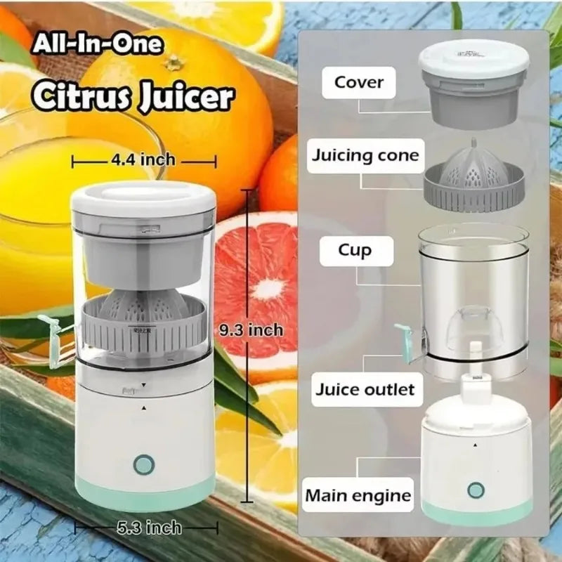 Best-selling multifunctional electric juicer portable automatic juicer wireless USB rechargeable juice-separating extraction cup