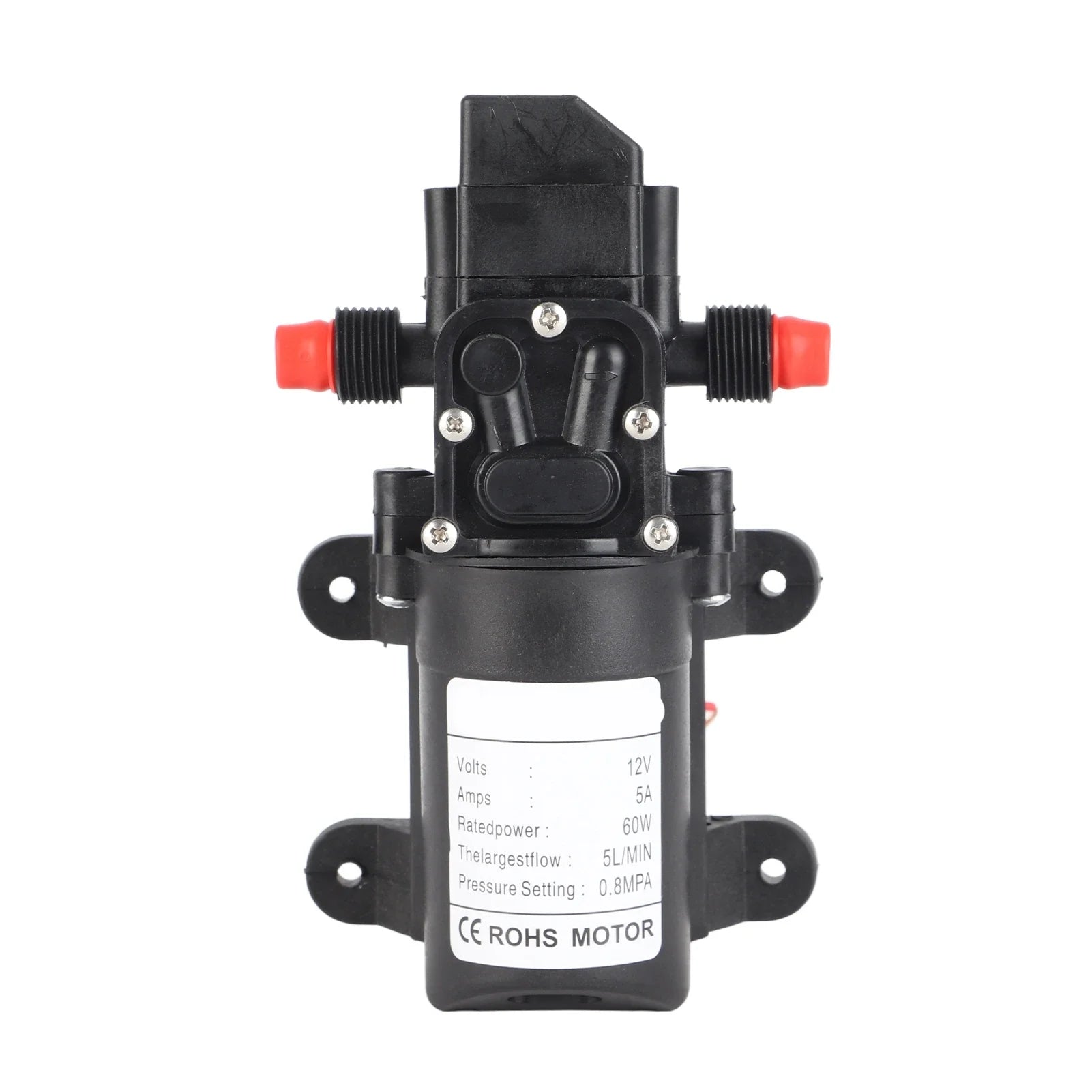 DC 12V Water Pump High Pressure 116Psi Self Priming Caravan Camping Boat