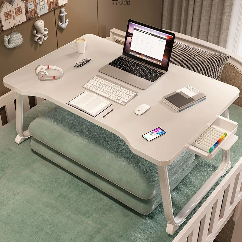 Computer Desk Bedroom Folding Table Student Dormitory Study Lightweight  Bed Desk Mesa Ordenador Escritorio Office Furniture