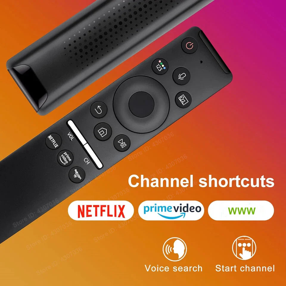 Voice Replacement Remote Control for Samsung TV Curved Frame UHD QLED LED 4K 8K Smart TVs, Universal Remote for All Samsung TV