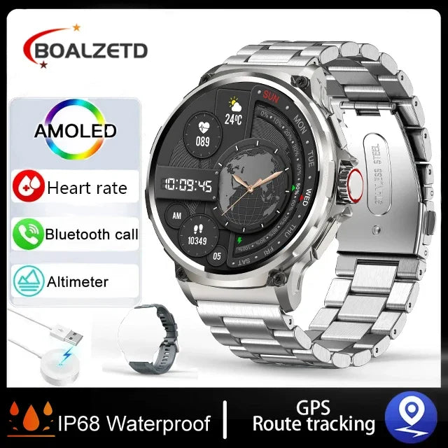 1.85-inch Ultra HD 710Mah Bluetooth Call GPS Sports Fitness Tracker For IOS HUAWEI Original Smart Healthy watch Men smartwatch