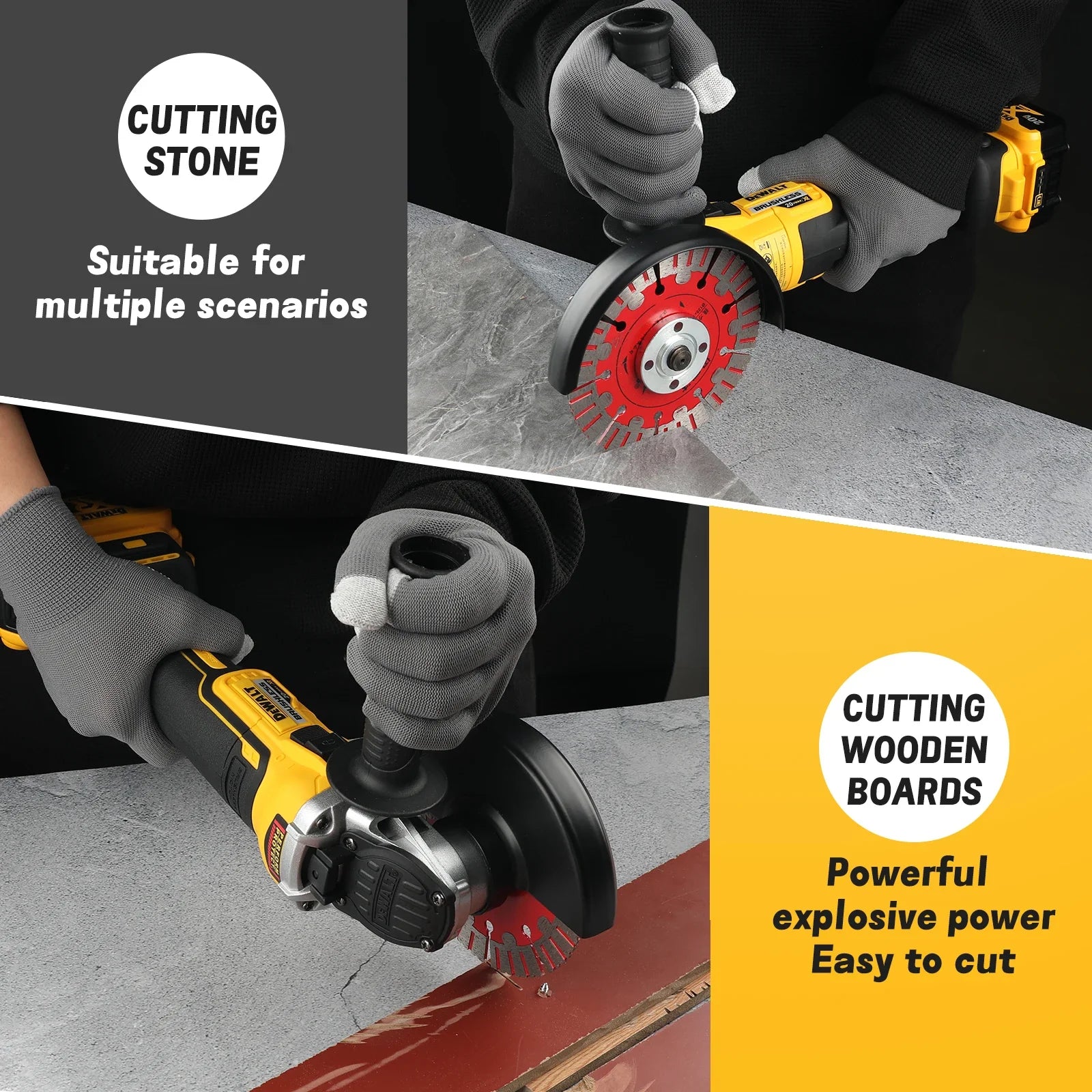 DEWALT DCG405 125mm flat head angle grinder bare machine tool cutting machine 18V lithium battery brushless tools