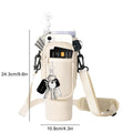 40oz Neoprene Water Bottle Carrier Bag For Stanley Quencher Cup Sleeve with Adjustable Shoulder Strap Water Bottle Holder Pouch