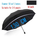 Extra-Large Folding Umbrella Heavy-Duty Reinforced Compact Travel Windproof Unisex  Protection Umbrellas for Business & Home Use