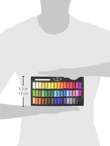 48-Color Square Soft Pastel Set for Artists - Smooth & Blendable, Easy to Use